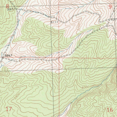 United States Geological Survey Ingham Canyon, UT (1991, 24000-Scale) digital map