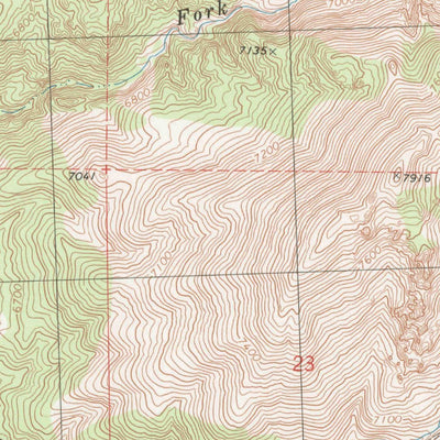 United States Geological Survey Ingham Canyon, UT (1991, 24000-Scale) digital map