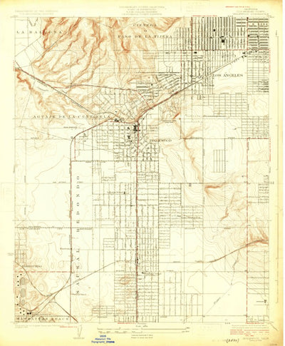 United States Geological Survey Inglewood, CA (1924, 24000-Scale) digital map