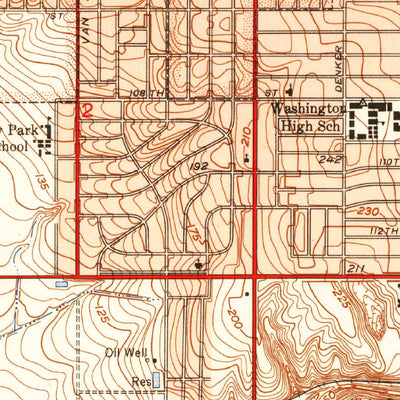 United States Geological Survey Inglewood, CA (1952, 24000-Scale) digital map
