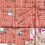United States Geological Survey Inglewood, CA (1964, 24000-Scale) digital map