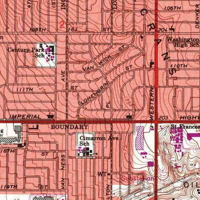 United States Geological Survey Inglewood, CA (1964, 24000-Scale) digital map