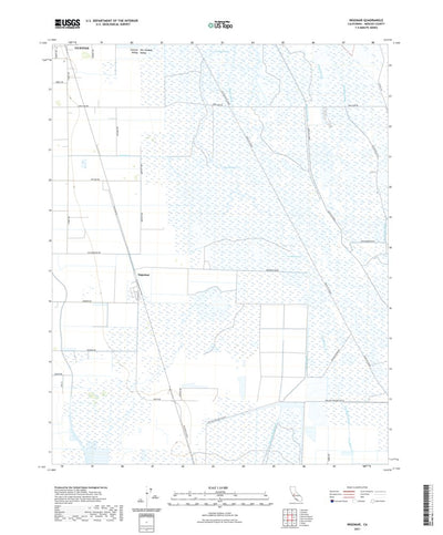 United States Geological Survey Ingomar, CA (2021, 24000-Scale) digital map
