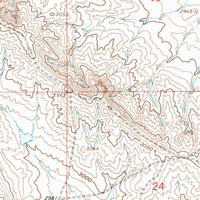 United States Geological Survey Ingomar East, MT (1960, 24000-Scale) digital map