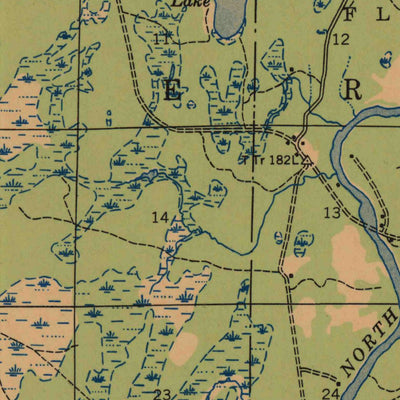 United States Geological Survey Ingram, WI (1947, 48000-Scale) digital map