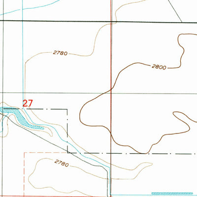 United States Geological Survey Initial Point, ID (1992, 24000-Scale) digital map