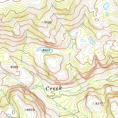 United States Geological Survey Ink Wells, WY (1968, 24000-Scale) digital map