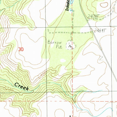 United States Geological Survey Inkster Lake, WA (1985, 24000-Scale) digital map