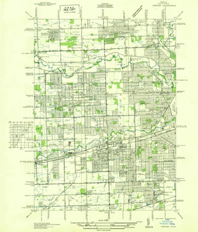United States Geological Survey Inkster, MI (1936, 31680-Scale) digital map