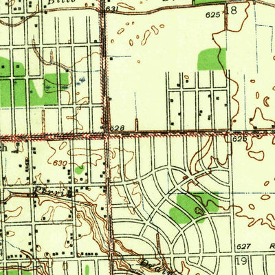 United States Geological Survey Inkster, MI (1942, 24000-Scale) digital map