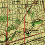 United States Geological Survey Inkster, MI (1942, 24000-Scale) digital map