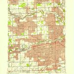 United States Geological Survey Inkster, MI (1952, 24000-Scale) digital map