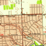 United States Geological Survey Inkster, MI (1952, 24000-Scale) digital map