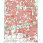 United States Geological Survey Inkster, MI (1996, 24000-Scale) digital map