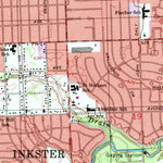United States Geological Survey Inkster, MI (1996, 24000-Scale) digital map