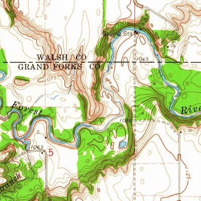 United States Geological Survey Inkster, ND (1963, 24000-Scale) digital map