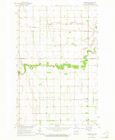 United States Geological Survey Inkster NE, ND (1963, 24000-Scale) digital map