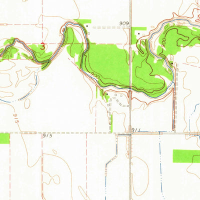 United States Geological Survey Inkster NE, ND (1963, 24000-Scale) digital map