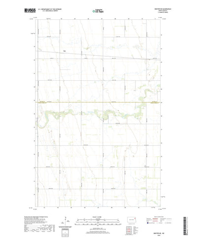 United States Geological Survey Inkster NE, ND (2020, 24000-Scale) digital map
