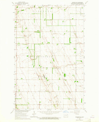 United States Geological Survey Inkster SE, ND (1963, 24000-Scale) digital map