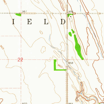 United States Geological Survey Inkster SE, ND (1963, 24000-Scale) digital map