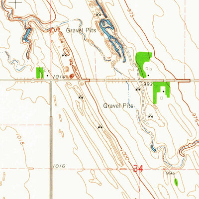 United States Geological Survey Inkster SE, ND (1963, 24000-Scale) digital map