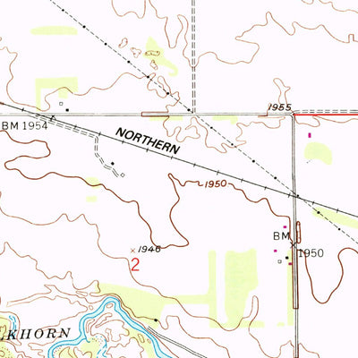 United States Geological Survey Inman, NE (1958, 24000-Scale) digital map