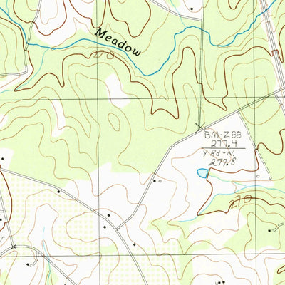 United States Geological Survey Inman, SC (1983, 24000-Scale) digital map