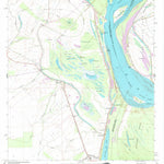 United States Geological Survey Innis, LA-MS (1965, 24000-Scale) digital map