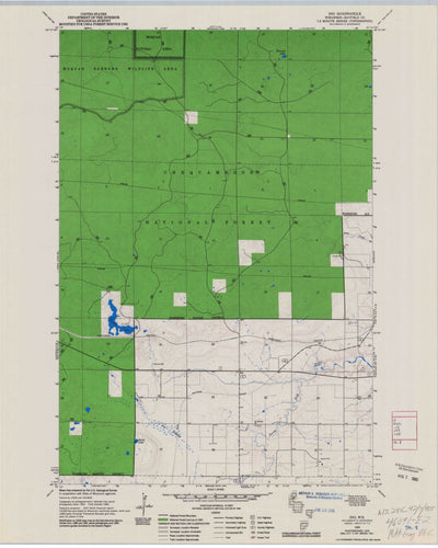 United States Geological Survey Ino, WI (1964, 24000-Scale) digital map