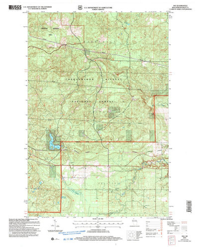 United States Geological Survey Ino, WI (2005, 24000-Scale) digital map
