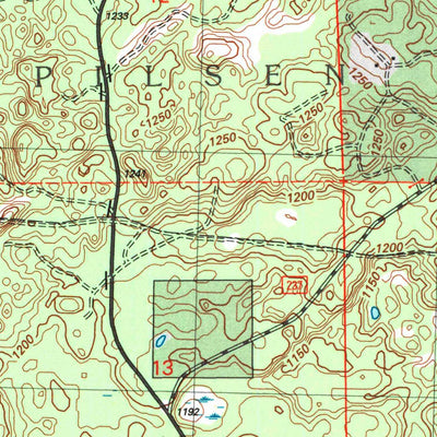 United States Geological Survey Ino, WI (2005, 24000-Scale) digital map