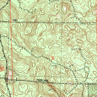 United States Geological Survey Ino, WI (2005, 24000-Scale) digital map