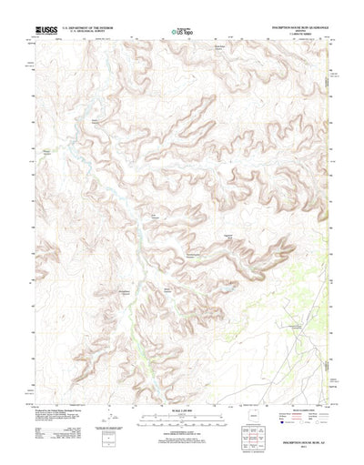 United States Geological Survey Inscription House Ruin, AZ (2011, 24000-Scale) digital map