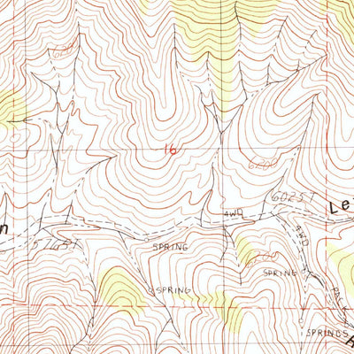 United States Geological Survey Inskip Canyon, NV (1990, 24000-Scale) digital map