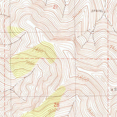 United States Geological Survey Inskip Canyon, NV (1990, 24000-Scale) digital map