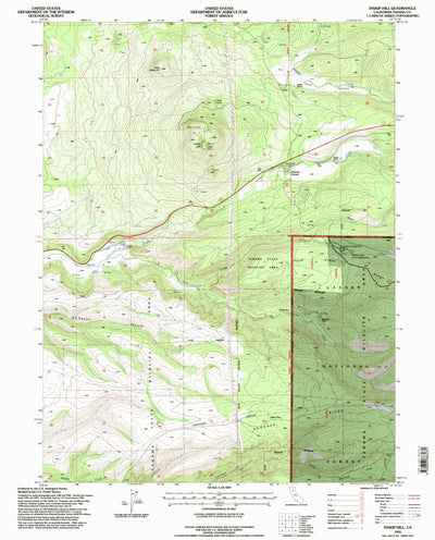 United States Geological Survey Inskip Hill, CA (1995, 24000-Scale) digital map