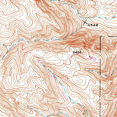 United States Geological Survey Inspiration, AZ (1945, 24000-Scale) digital map