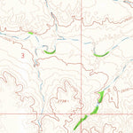 United States Geological Survey Intake NW, MT (1966, 24000-Scale) digital map
