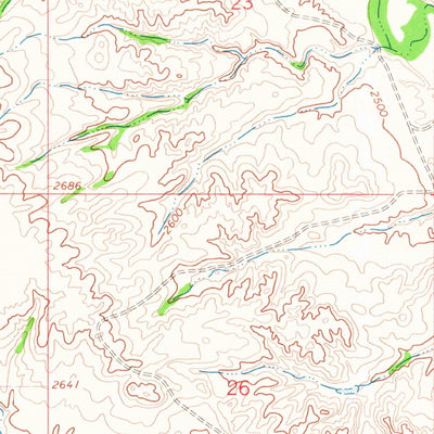 United States Geological Survey Intake NW, MT (1966, 24000-Scale) digital map