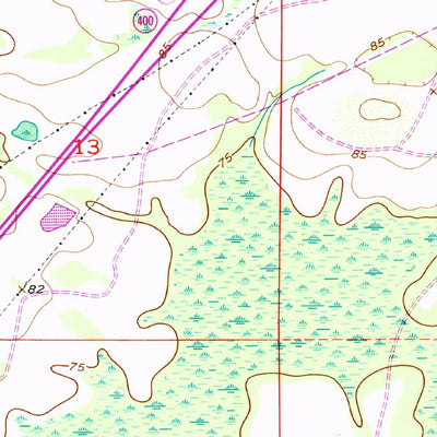 United States Geological Survey Intercession City, FL (1953, 24000-Scale) digital map
