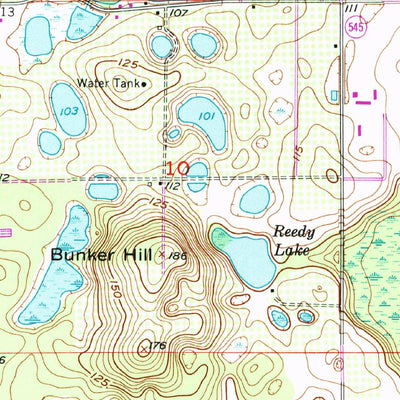 United States Geological Survey Intercession City, FL (1953, 24000-Scale) digital map