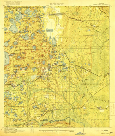United States Geological Survey Interlachen, FL (1916, 62500-Scale) digital map
