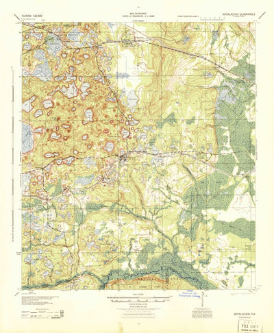 United States Geological Survey Interlachen, FL (1944, 62500-Scale) digital map