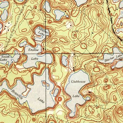 United States Geological Survey Interlachen, FL (1944, 62500-Scale) digital map
