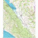 United States Geological Survey Inverness, CA (1954, 24000-Scale) digital map