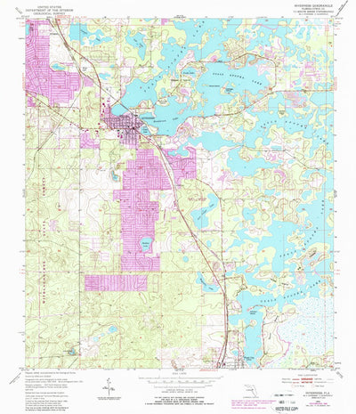 United States Geological Survey Inverness, FL (1954, 24000-Scale) digital map