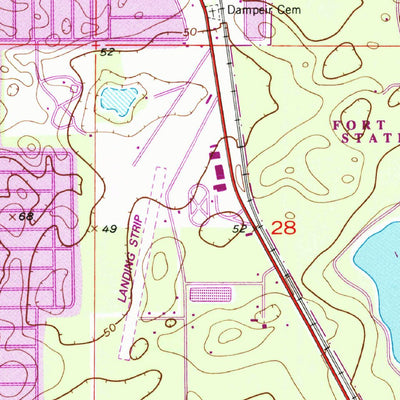 United States Geological Survey Inverness, FL (1954, 24000-Scale) digital map