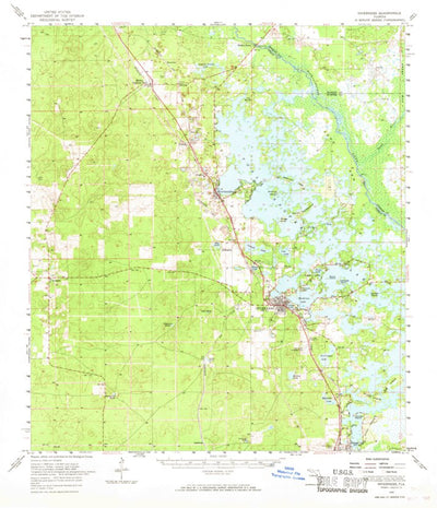 United States Geological Survey Inverness, FL (1954, 62500-Scale) digital map