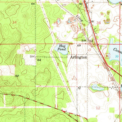 United States Geological Survey Inverness, FL (1954, 62500-Scale) digital map